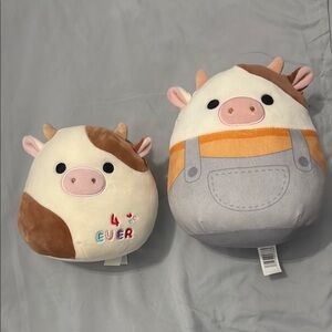 Squishmallows Brown and Gray Stuffed Animals Collection